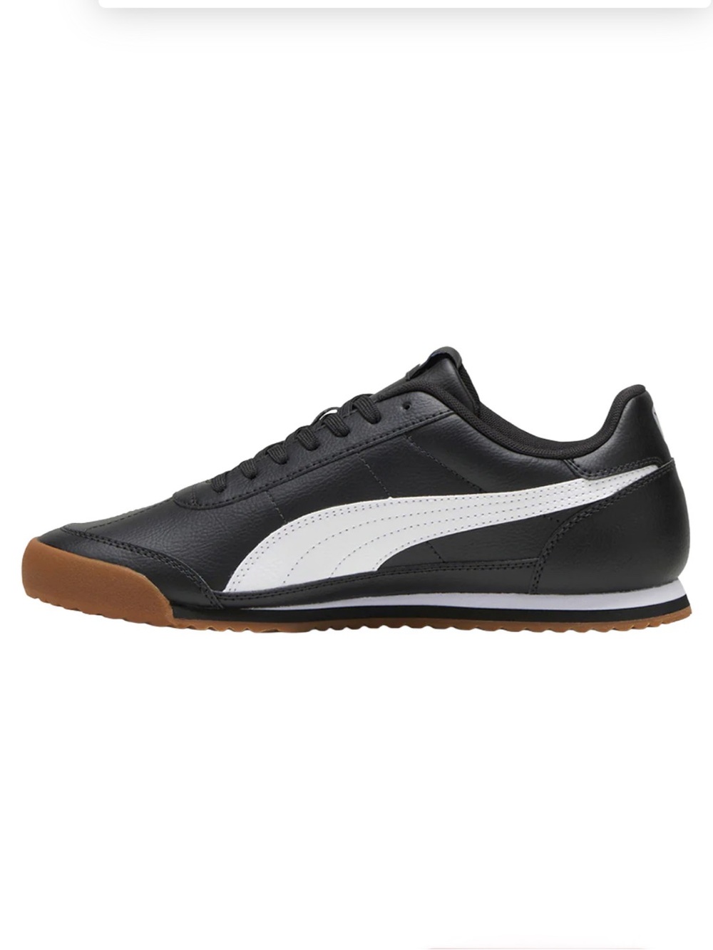 NWOT Puma Turino II Women’s Sneakers Black/White Gum Sole Size 7 No Box - Picture 2 of 6
